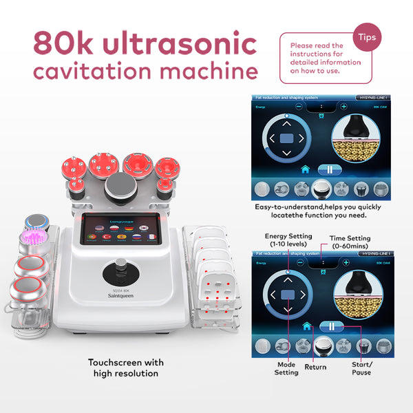 SQ154B Max 11-in-1 80K cavitatieapparaat