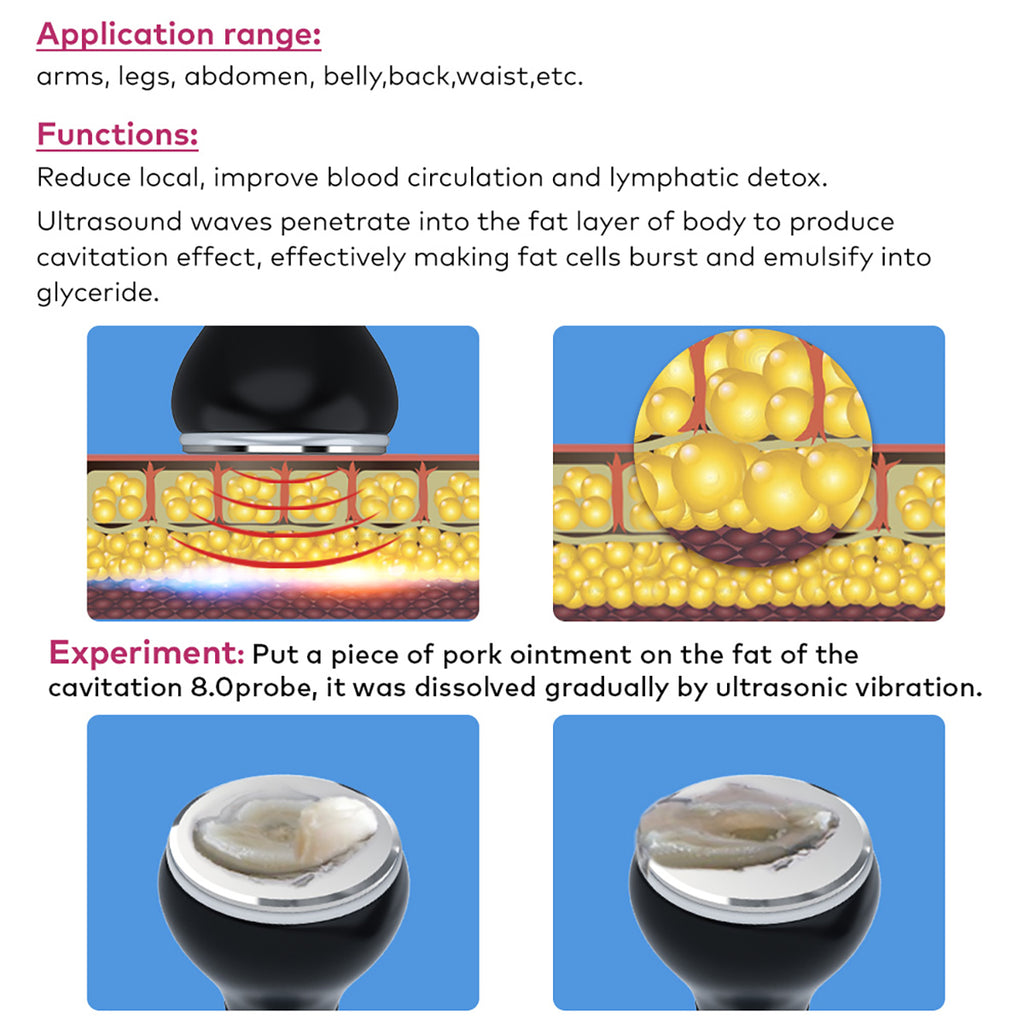SQ154D Max 11-in-1 80K cavitatieapparaat