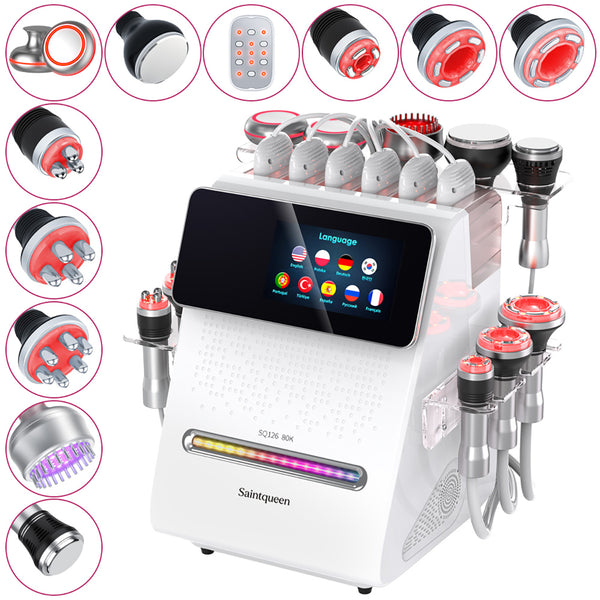 SQ126B Max 11-in-1 cavitatieapparaat met microstroom