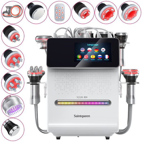 SQ126B Max 11-in-1 cavitatieapparaat met microstroom