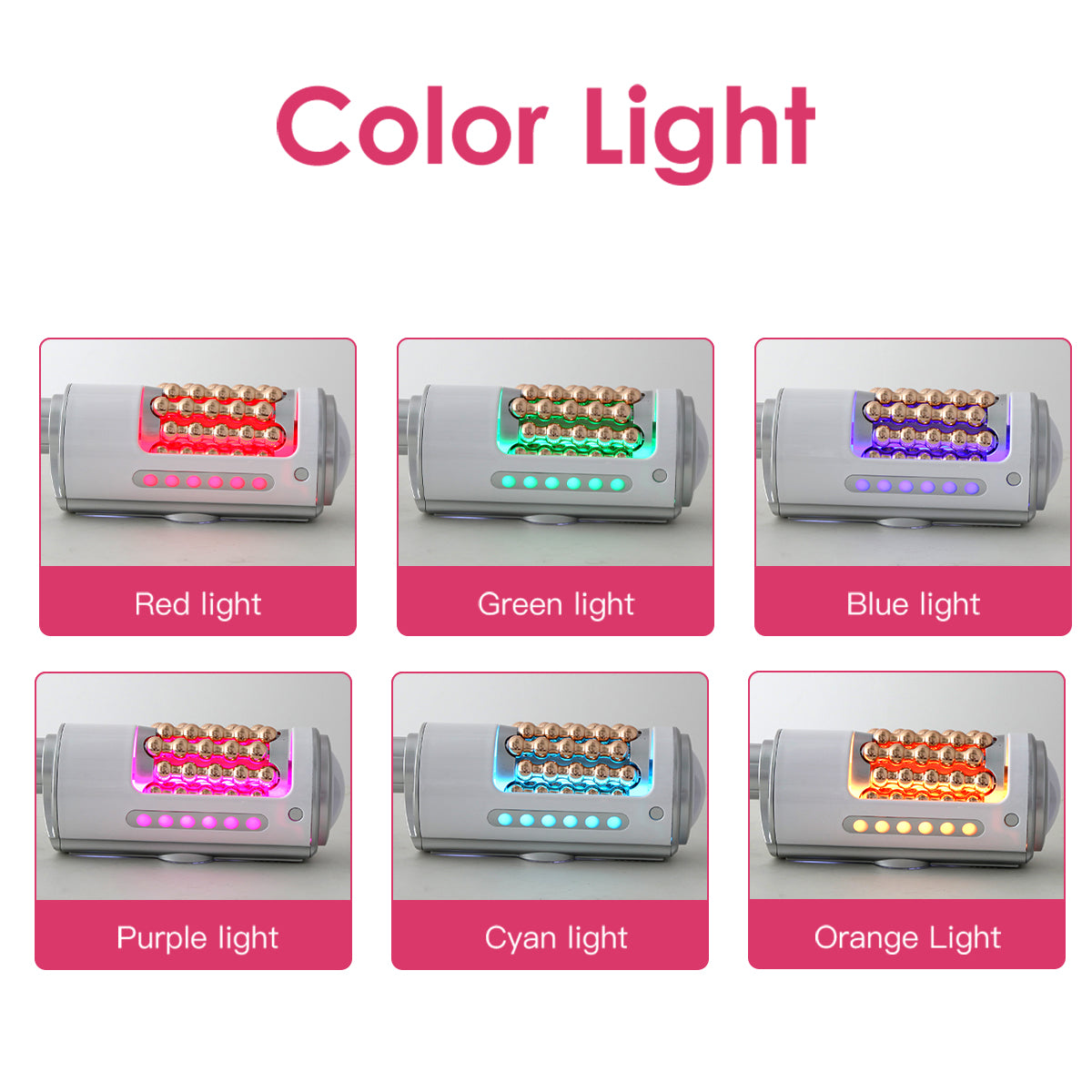 SQ160A inner-ball-roller met LED voor lichaamsverzorging