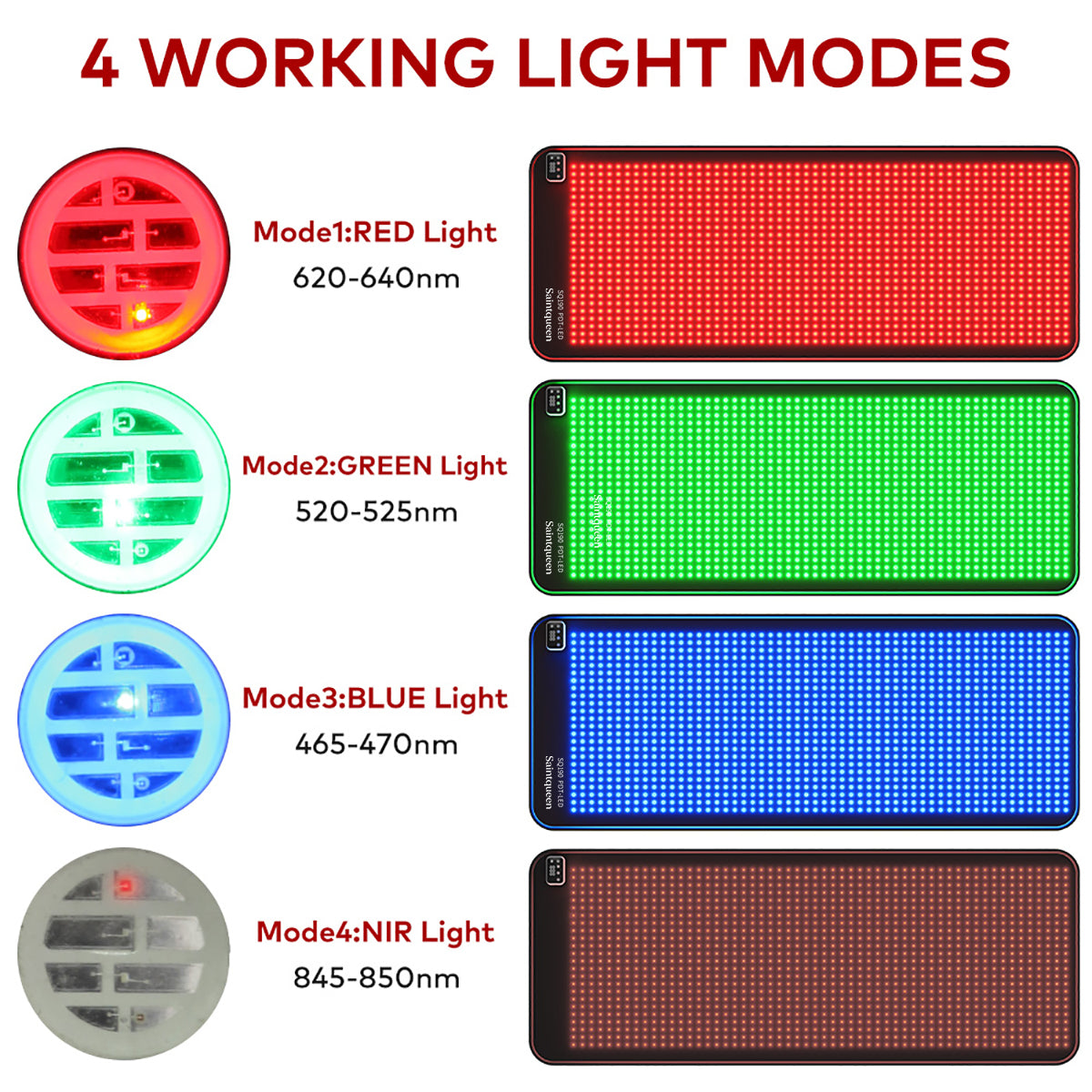 SQ190 LED-mat voor het hele lichaam met 1.344 leds