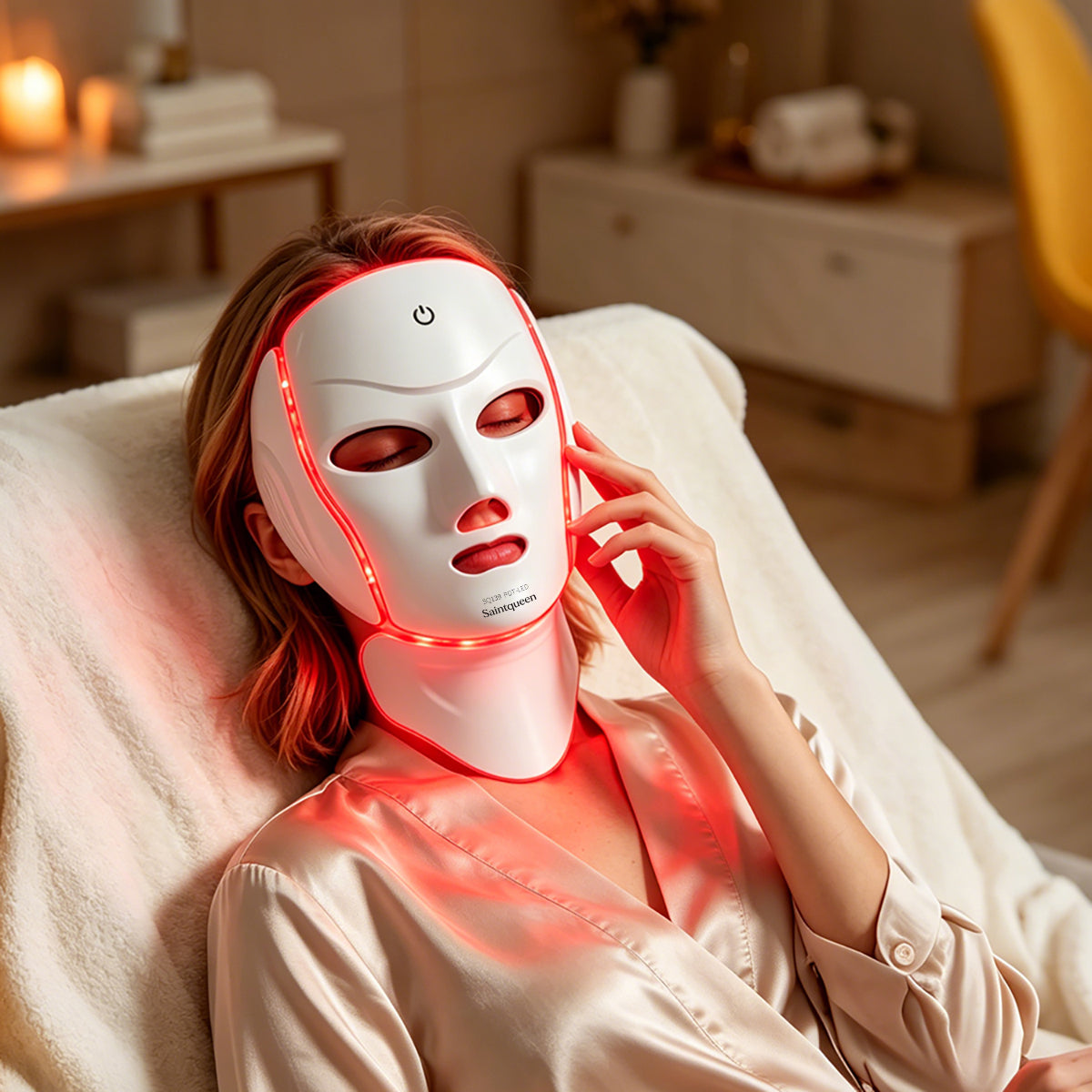 SQ139 LED-masker met 119 leds en microstroom Secundaire afbeelding