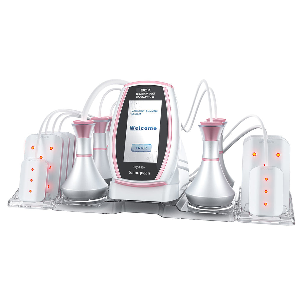 SQ54 Pro 6-in-1 cavitatie- en RF-apparaat met laserpads