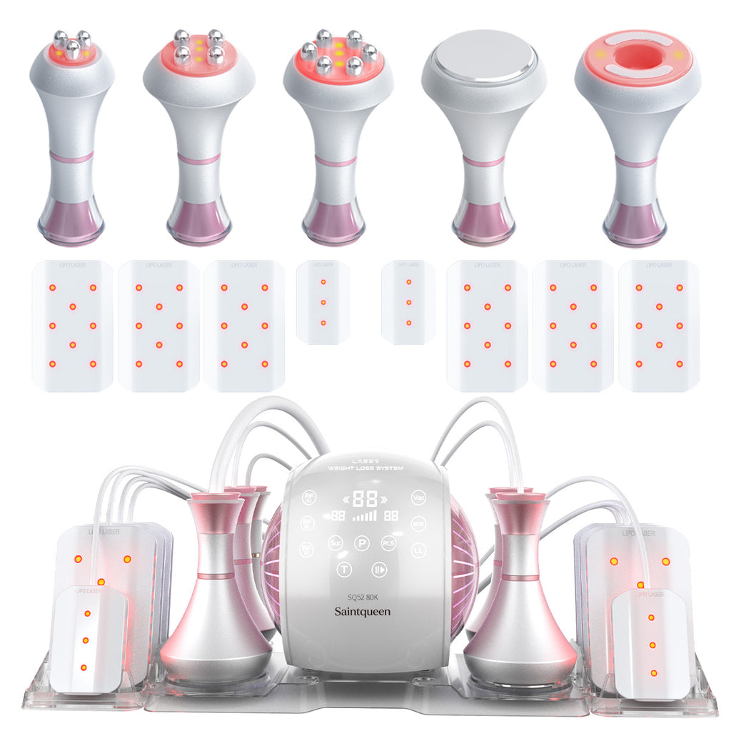 SQ52 Pro 6-in-1 80K cavitatieapparaat met laserpads