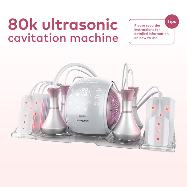 SQ52 Pro 6-in-1 80K cavitatieapparaat met laserpads