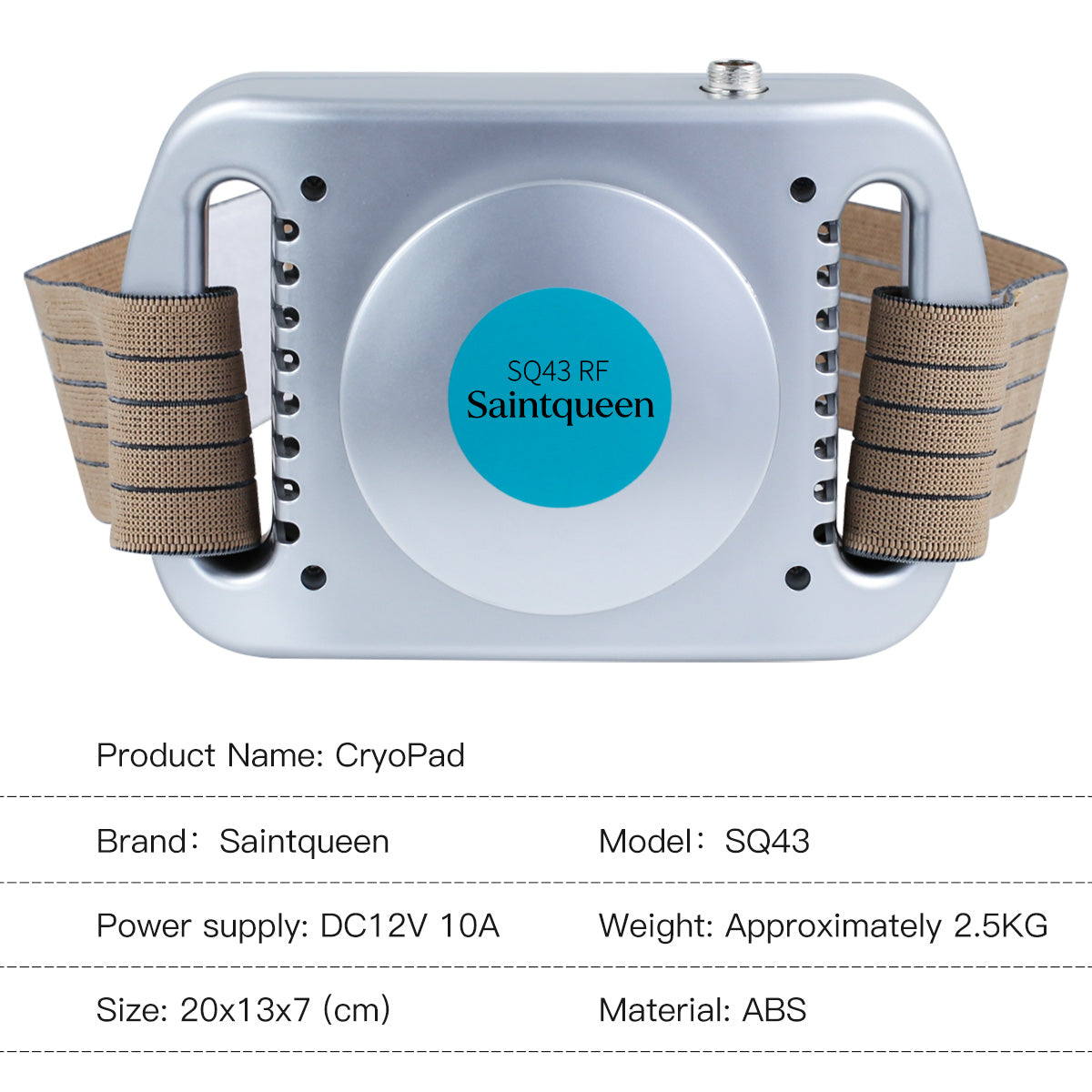 SQ43 draagbaar koelpad met instelbare timer
