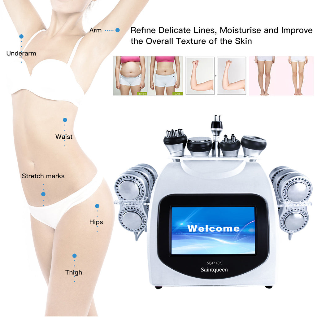 SQ47B Pro 6-in-1 40K cavitatieapparaat