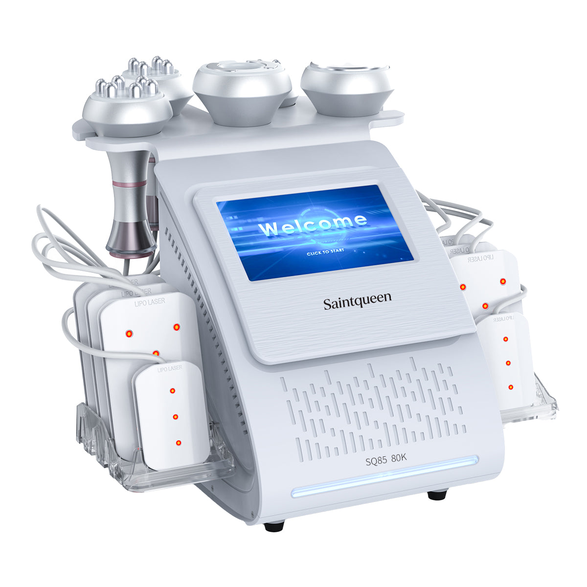 SQ85C Pro 6-in-1 cavitatie- en RF-apparaat met laserpanelen Secundaire afbeelding