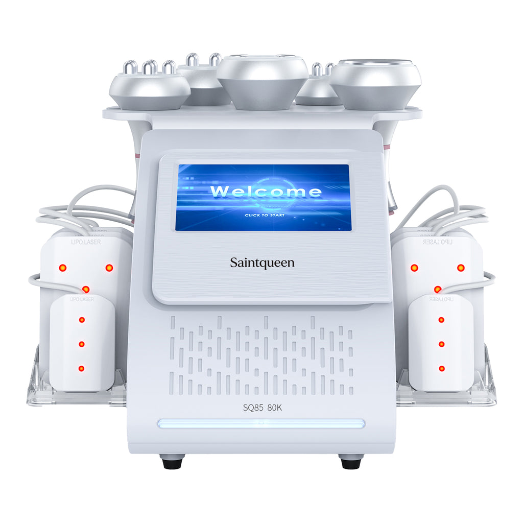 SQ85C Pro 6-in-1 cavitatie- en RF-apparaat met laserpanelen