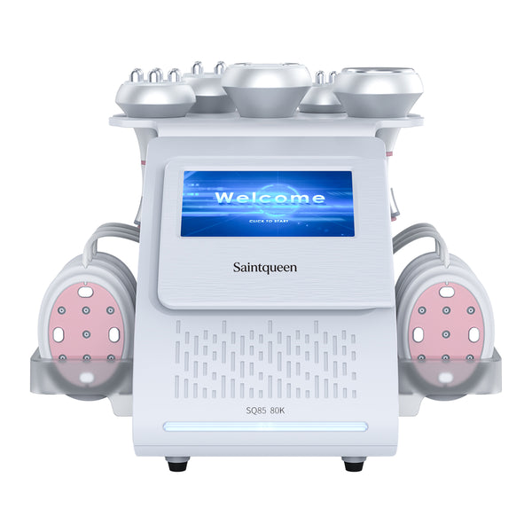 SQ85B Pro 6-in-1 cavitatie- en RF-apparaat met microstroompads