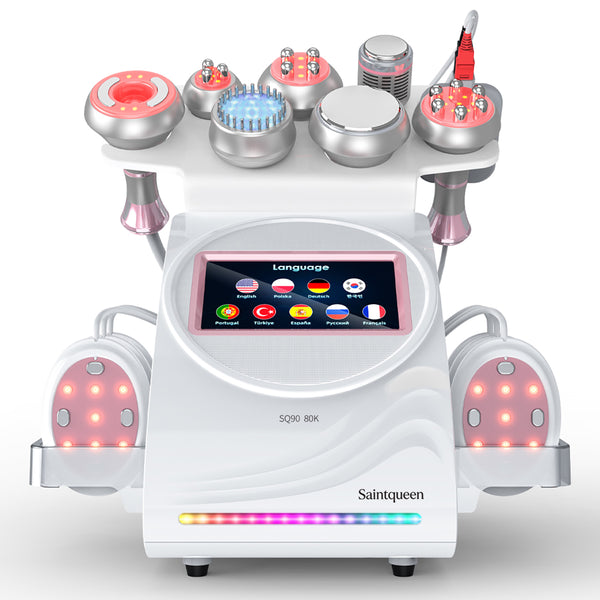 SQ90E Plus 9-in-1 cavitatieapparaat met microstroom