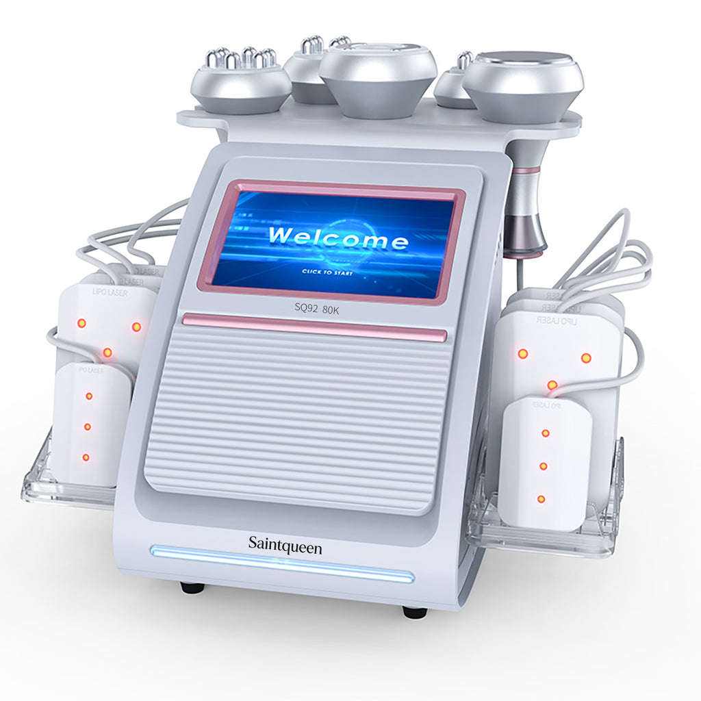 SQ92C Pro 6-in-1 cavitatie- en RF-apparaat met laserpanelen