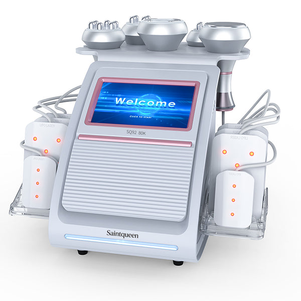 SQ92C Pro 6-in-1 cavitatie- en RF-apparaat met laserpanelen