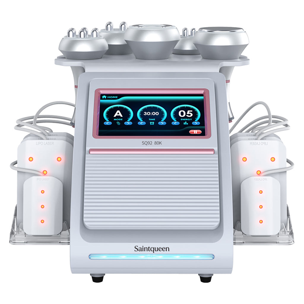 SQ92C Pro 6-in-1 cavitatie- en RF-apparaat met laserpanelen