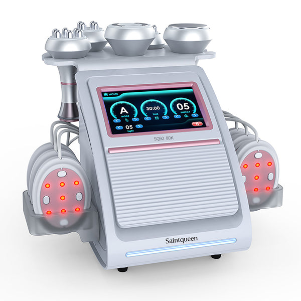 SQ92B Pro 6-in-1 cavitatie- en RF-apparaat met microstroompads