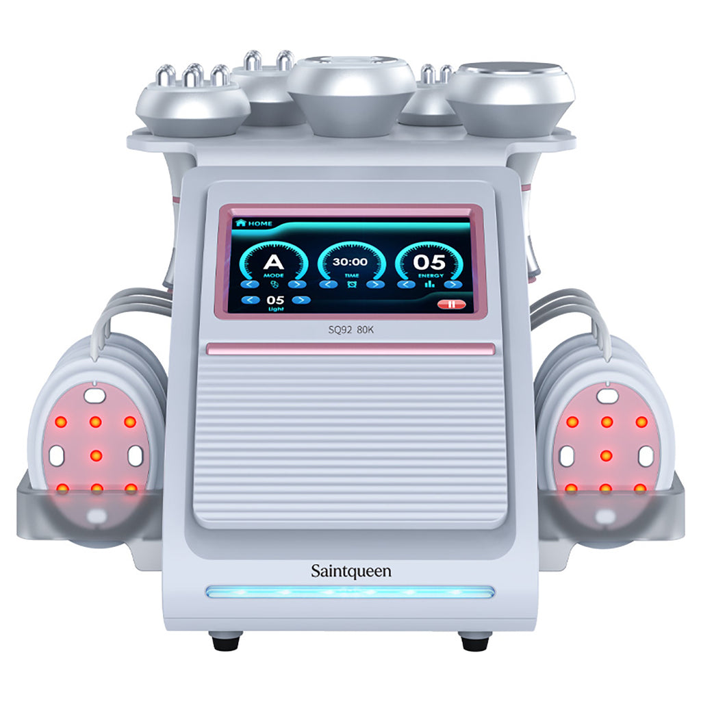 SQ92B Pro 6-in-1 cavitatie- en RF-apparaat met microstroompads