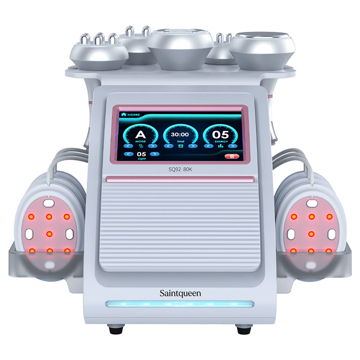 SQ92B Pro 6-in-1 cavitatie- en RF-apparaat met microstroompads