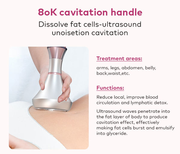 SQ121A Pro 6-in-1 80K cavitatieapparaat