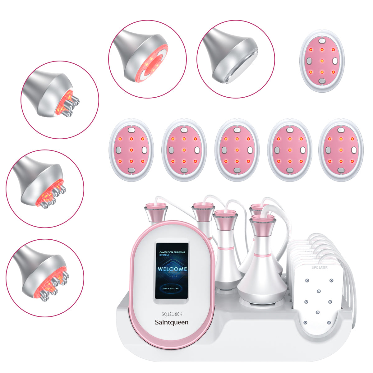 SQ121B Pro 6-in-1 80K cavitatieapparaat Hoofdafbeelding