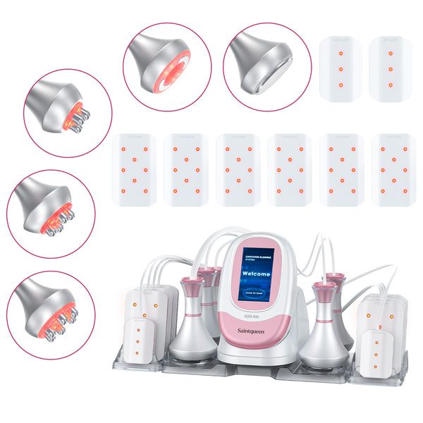 SQ95C Pro 6-in-1 80K cavitatieapparaat met laserpads