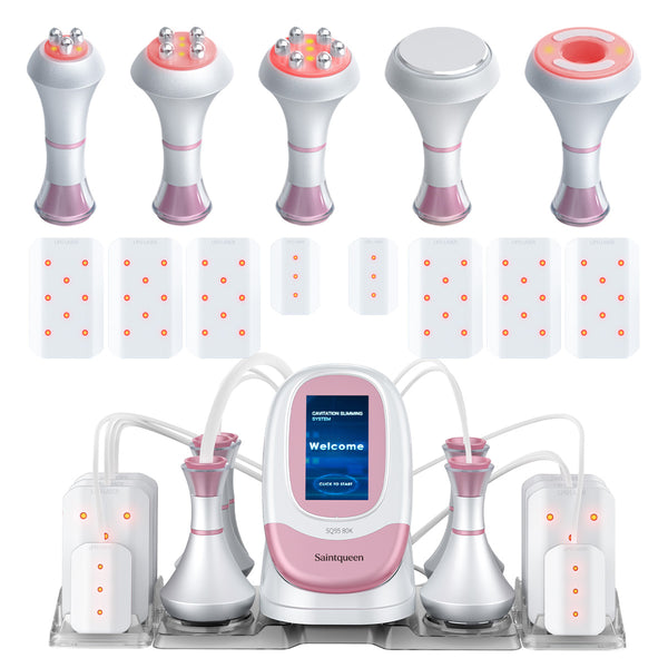 SQ95C Pro 6-in-1 80K cavitatieapparaat met laserpads