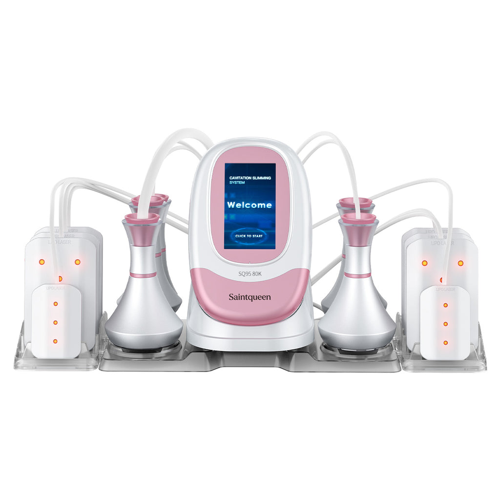 SQ95C Pro 6-in-1 80K cavitatieapparaat met laserpads