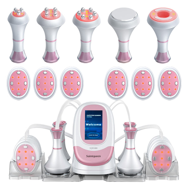SQ95B Pro 6-in-1 80K cavitatieapparaat met EMS-pads