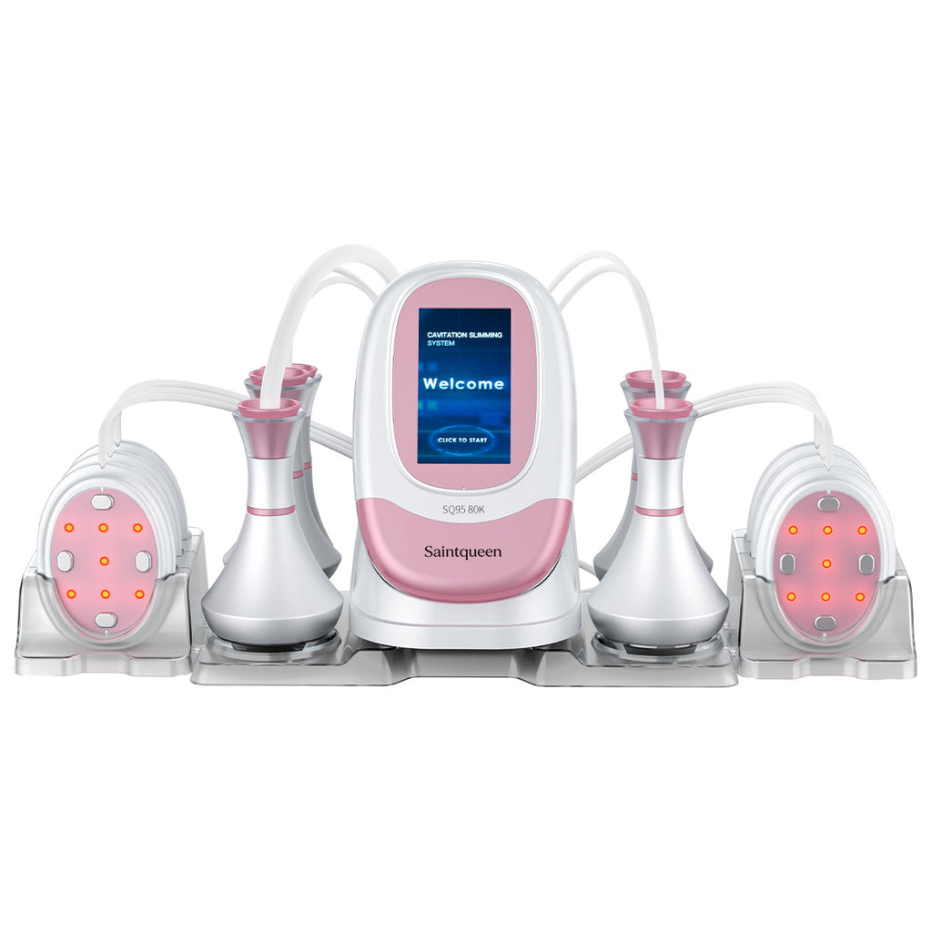 SQ95B Pro 6-in-1 80K cavitatieapparaat met EMS-pads