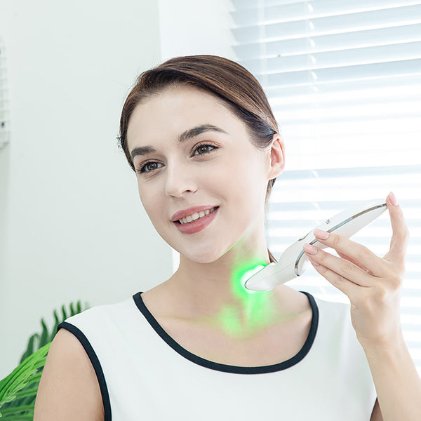 SQ42 RF-beautyset voor hals en oogzone met ledlicht