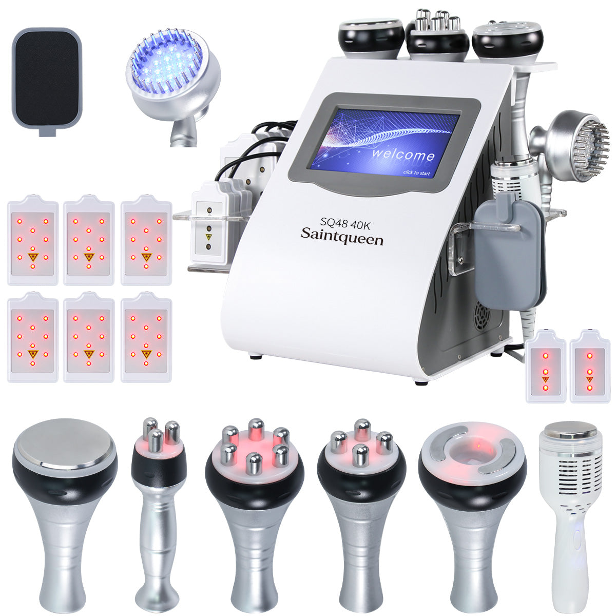 SQ48 Plus 9-in-1 40K-cavitatie- en RF-apparaat Secundaire afbeelding