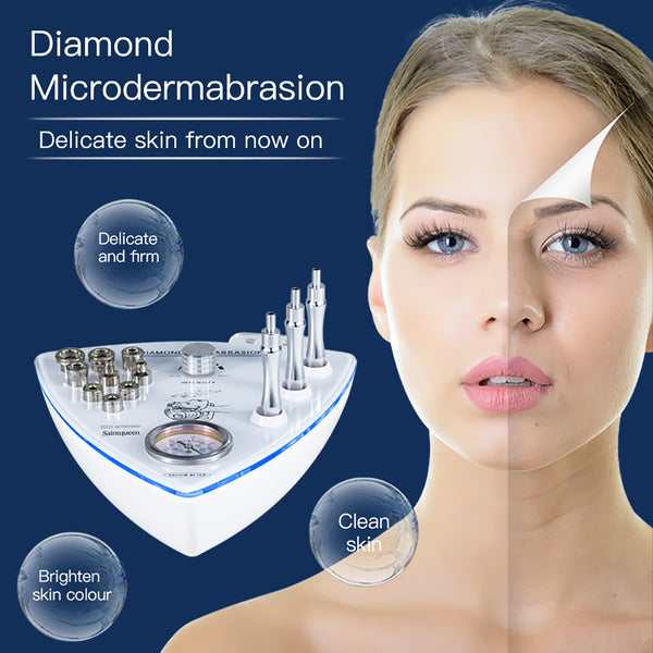 SQ110B diamantmicrodermabrasieapparaat met vacuümmeter