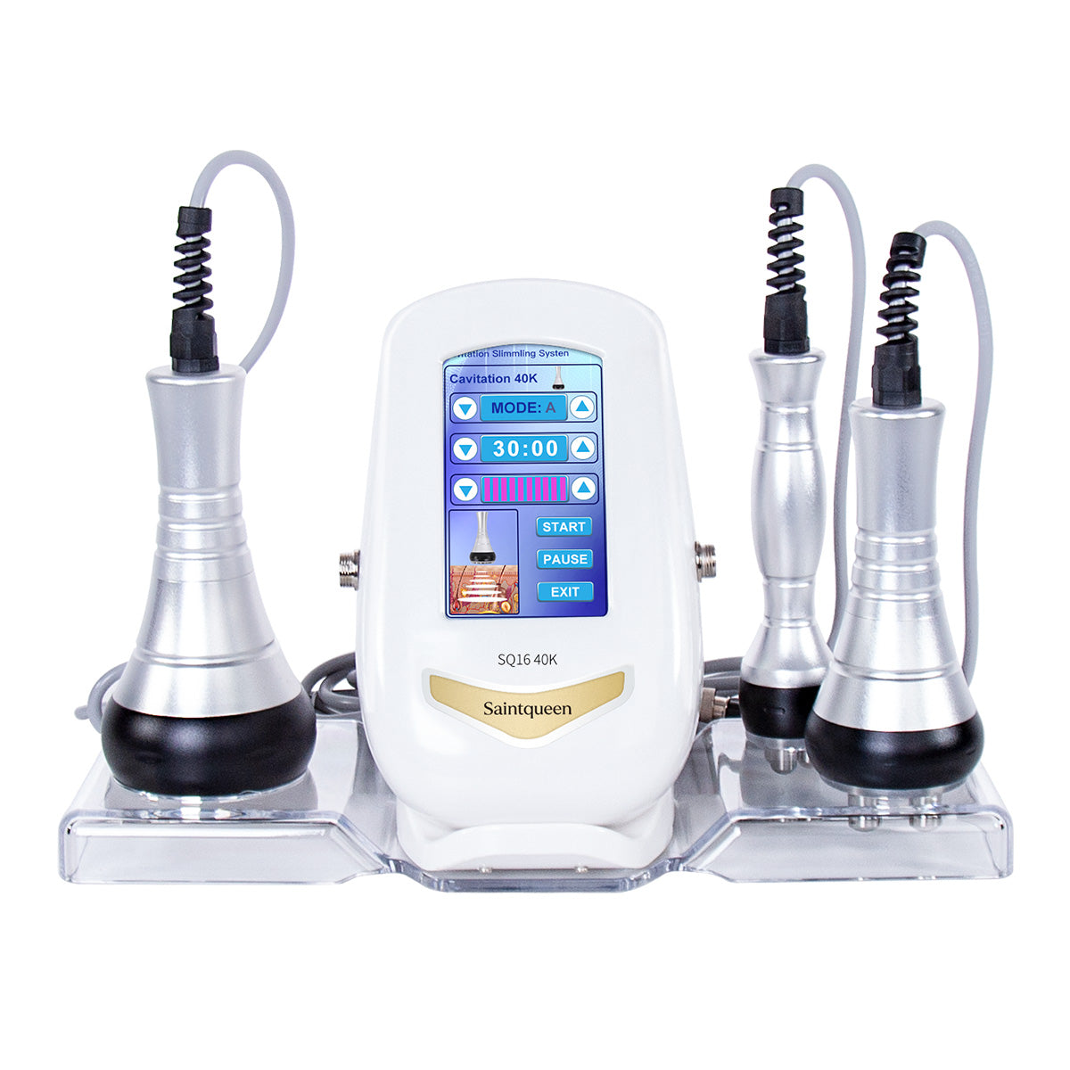 SQ16 3-in-1 40K cavitation and RF machine with three handpieces Hoofdafbeelding